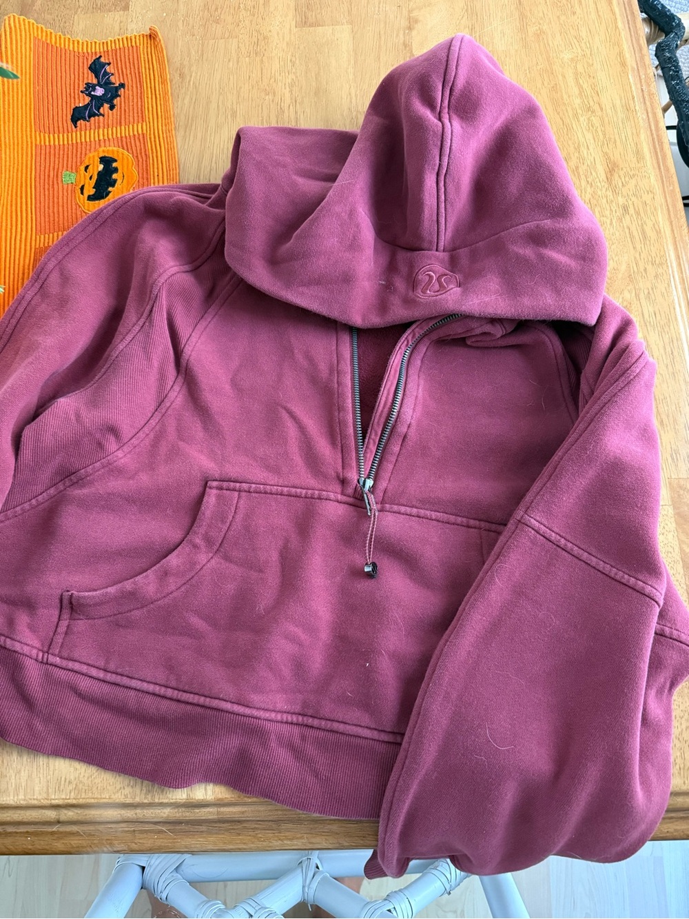 Lululemon Women’s Pullover Hoodie Sweater in Dusty Rose